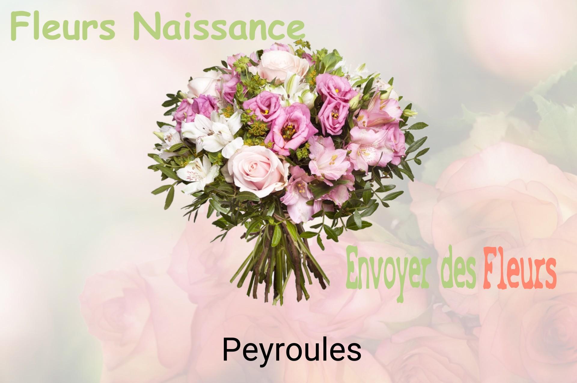 Bouquet de fleurs de naissance livré à Peyroules